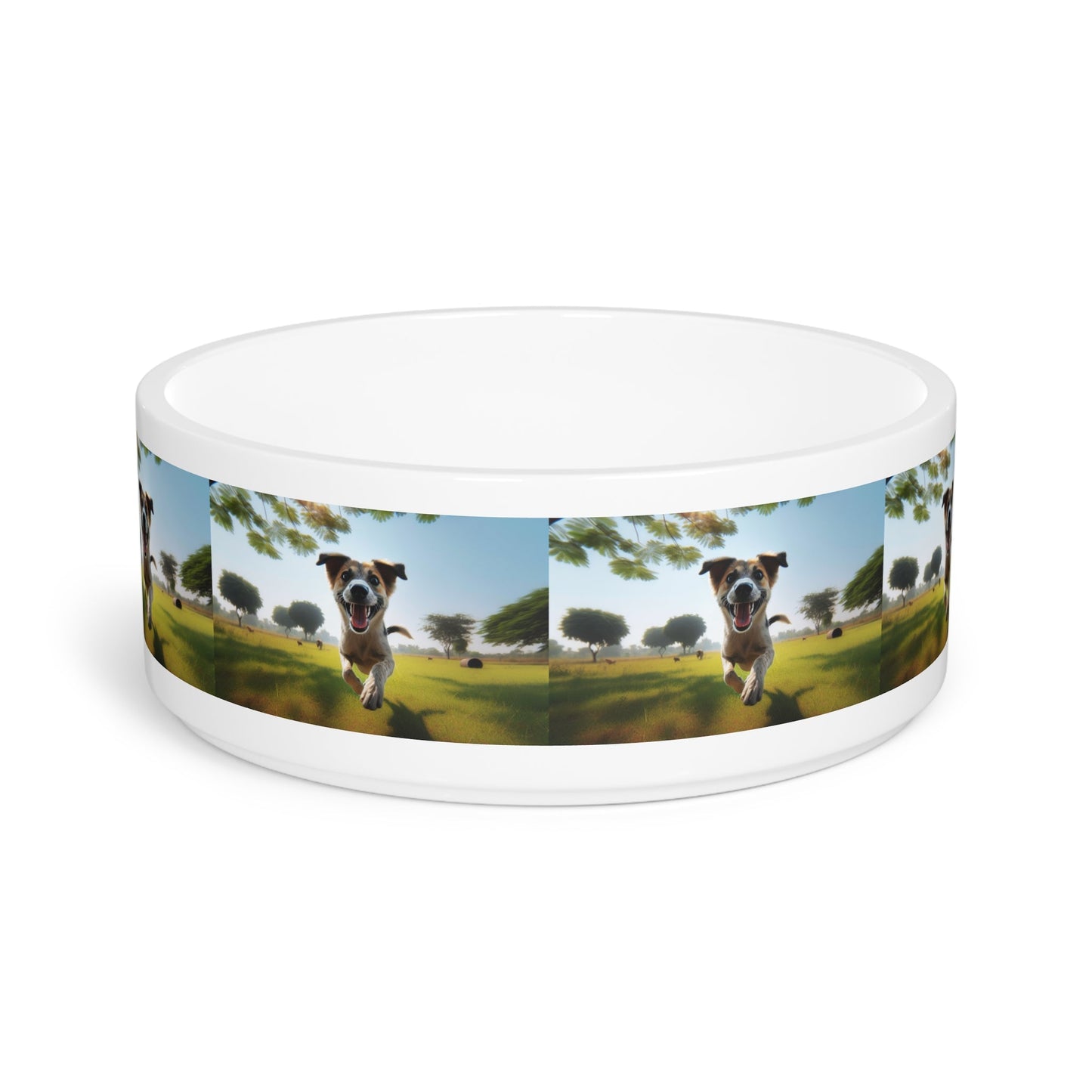 Ceramic Pet Bowl – 16 oz Dog Feeding Bowl