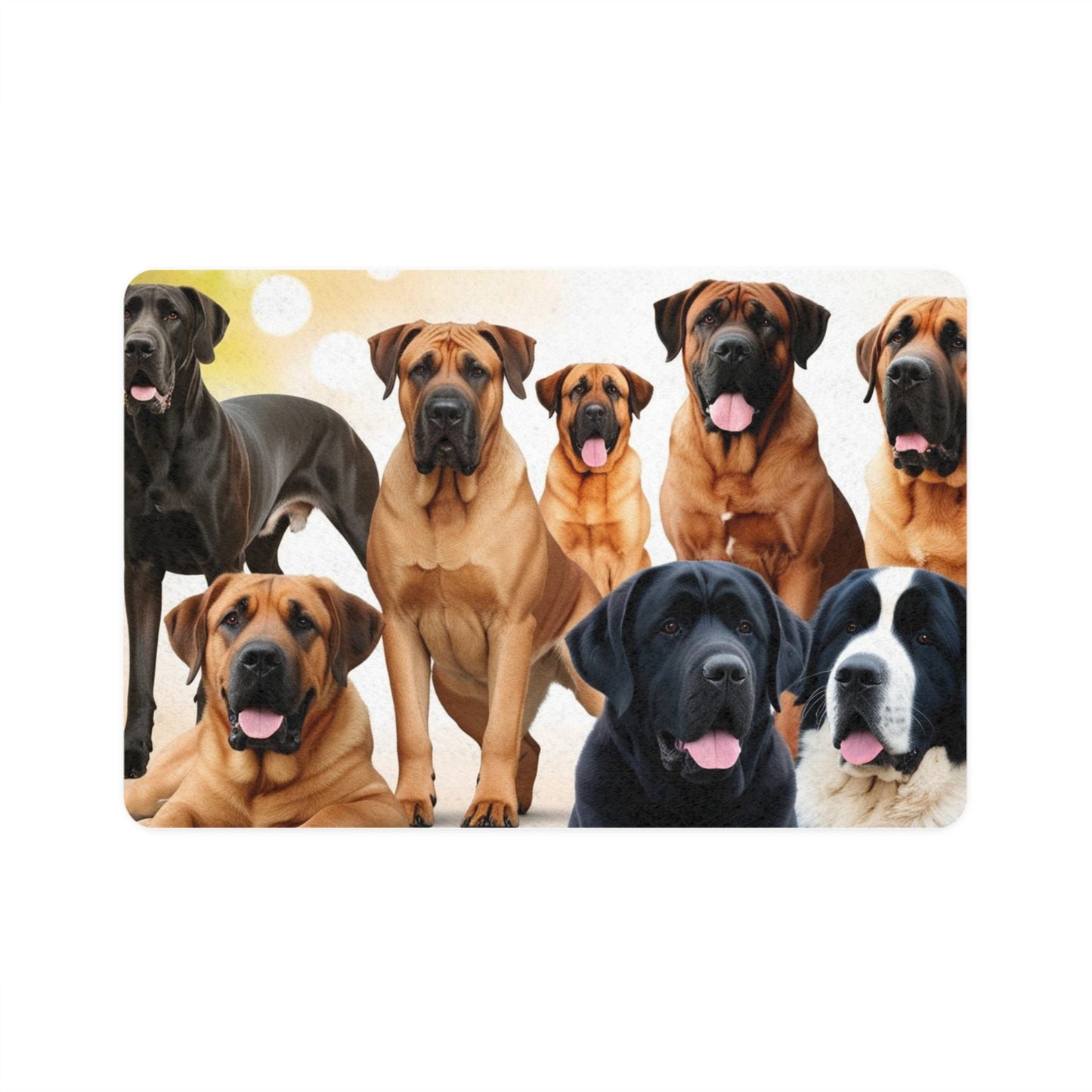Tapis antidérapant pour animaux de compagnie – Tapis d'alimentation étanche pour chiens