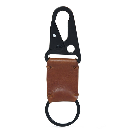 Schlüsselanhänger aus Leder und Metall