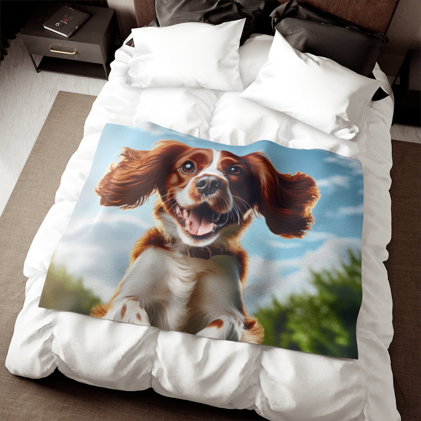 Sweatshirt Blanket – Plush Fleece Throw, 2 Size Options