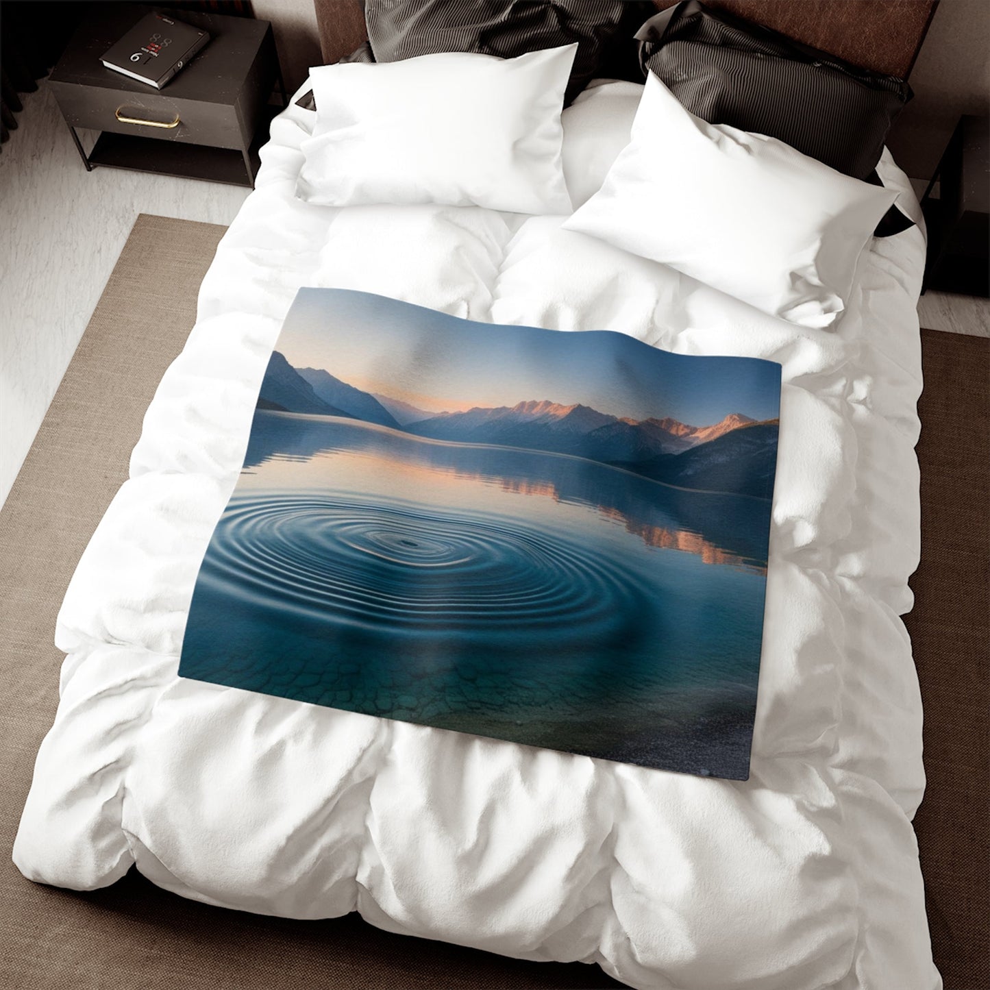 Sweatshirt Blanket – Plush Fleece Throw, 2 Size Options