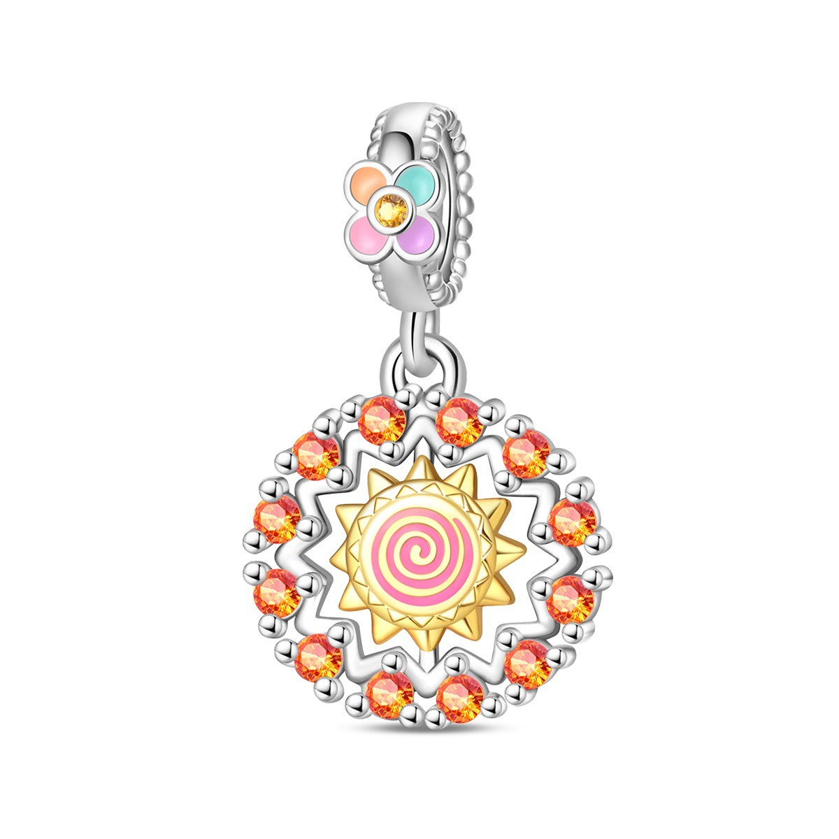 Sunny-Rainy Weather Sun-Moon-Stars Bracelet Beaded Pendant Accessories