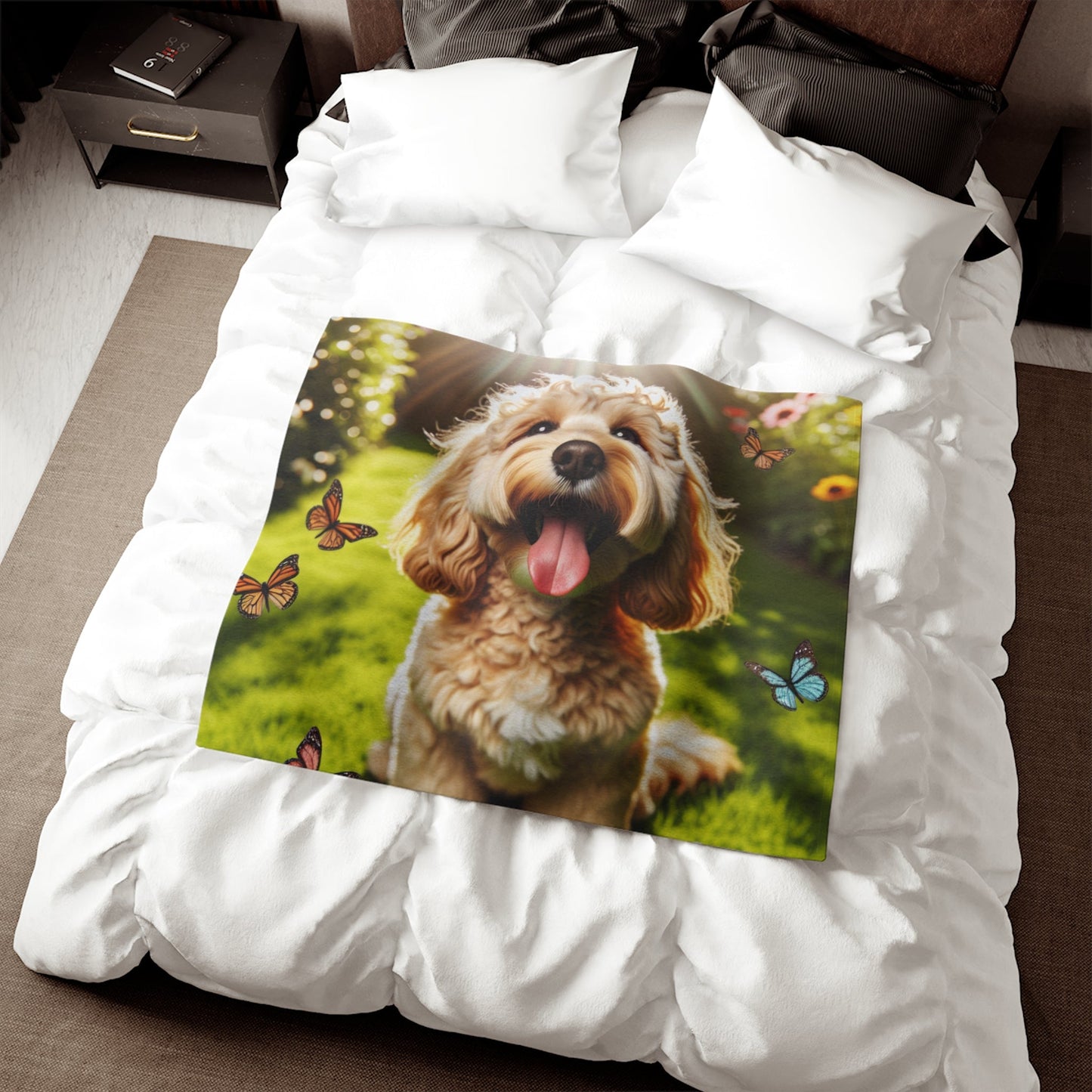 Sweatshirt Blanket – Plush Fleece Throw, 2 Size Options