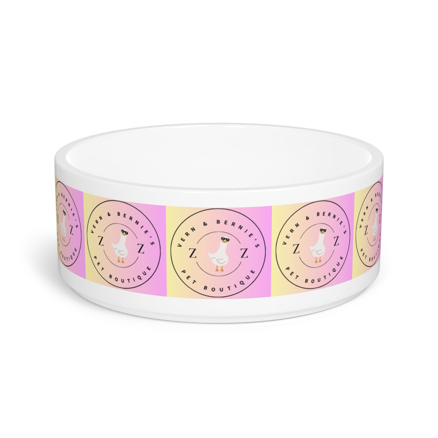 Ceramic Pet Bowl – 16 oz Dog Feeding Bowl