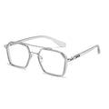 Domineering Flat Light And Zero Degree Anti Blue Light Glasses
