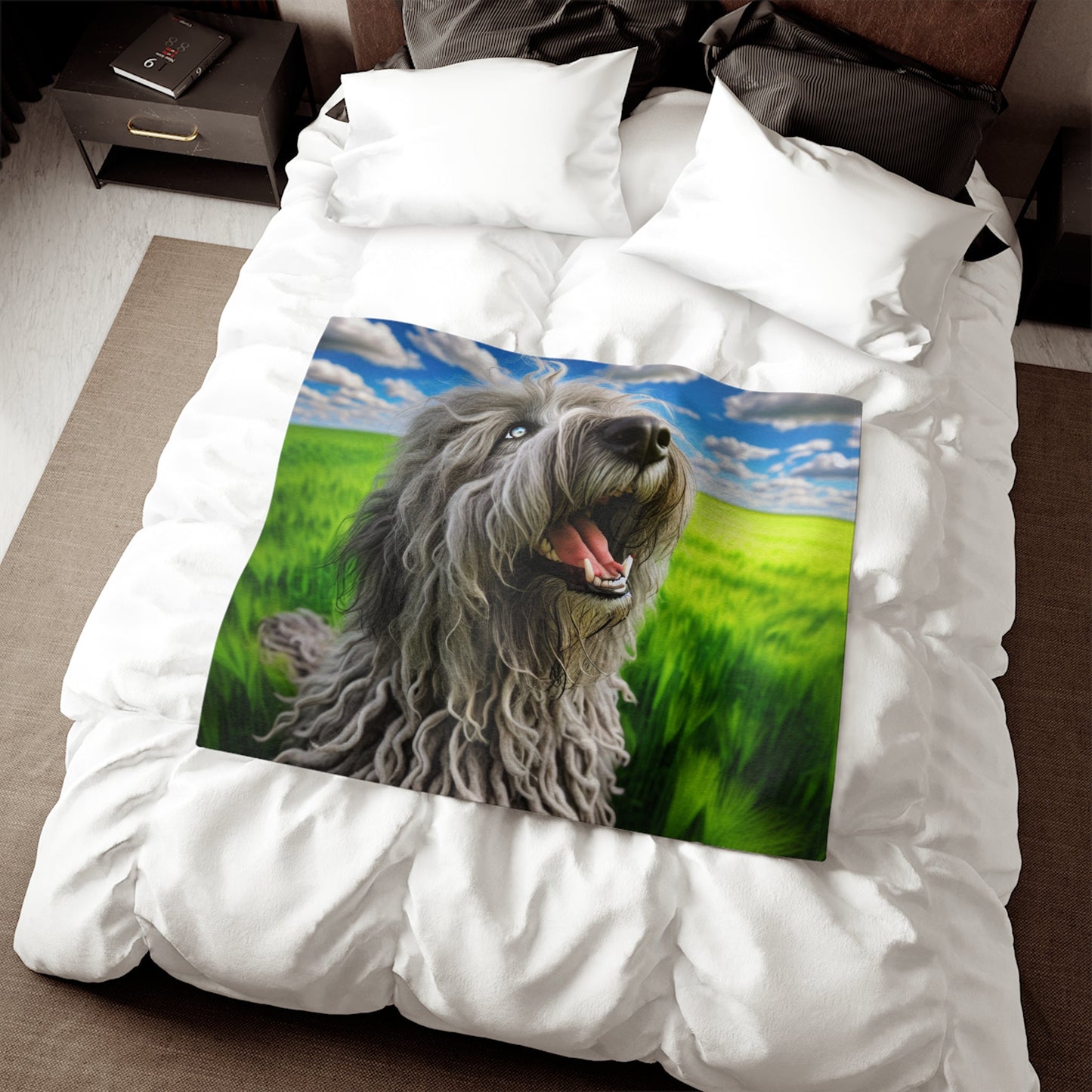 Sweatshirt Blanket – Plush Fleece Throw, 2 Size Options
