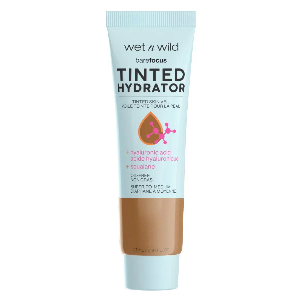 WET N WILD Hydratant Teinté Bare Focus Voile de Teint – Foncée