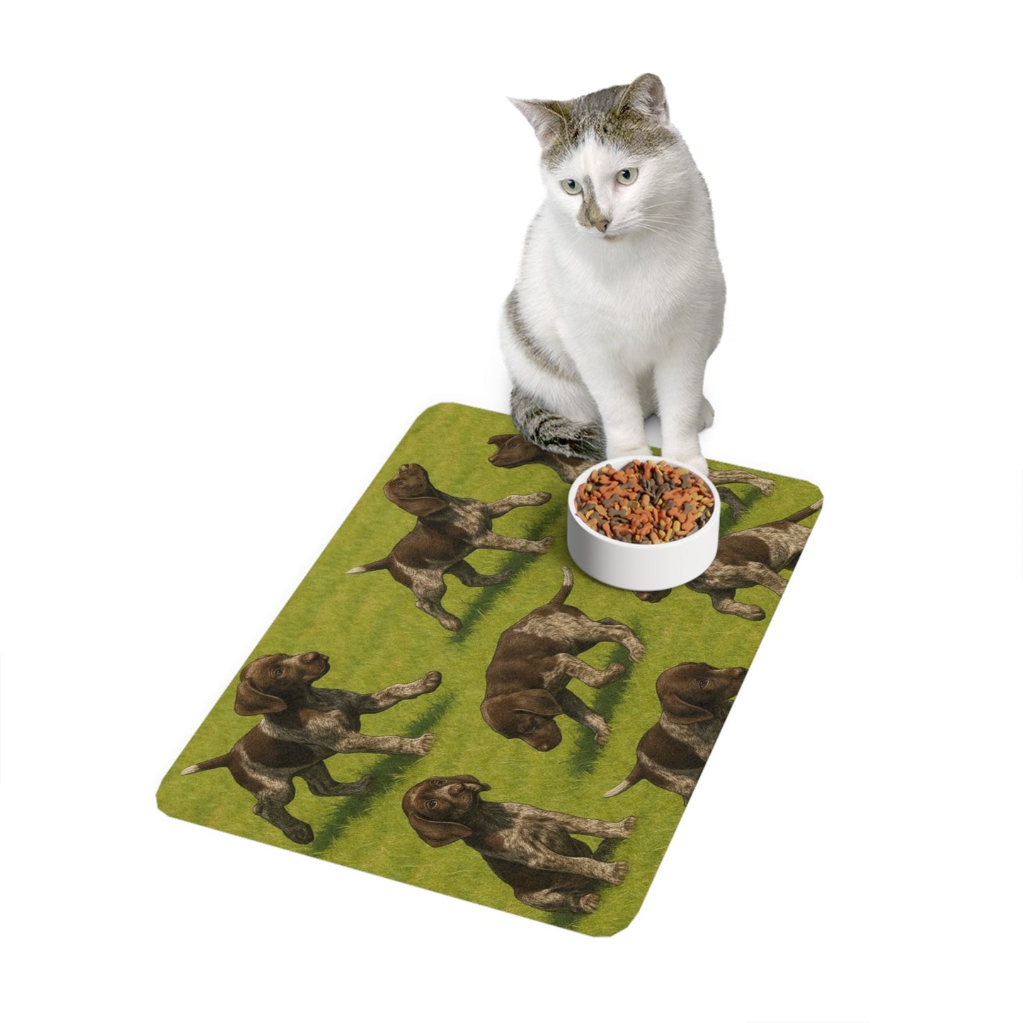 Tapis antidérapant pour animaux de compagnie – Tapis d'alimentation étanche pour chiens