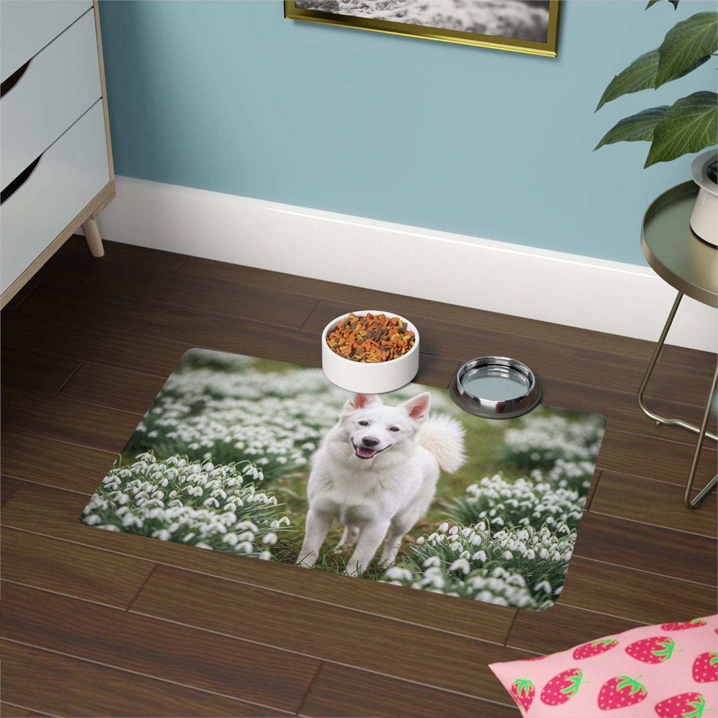 Non-Slip Pet Food Mat – Waterproof Feeding Mat for Dogs