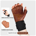 Cowhide Fitness Anti-slip Wrist Gloves