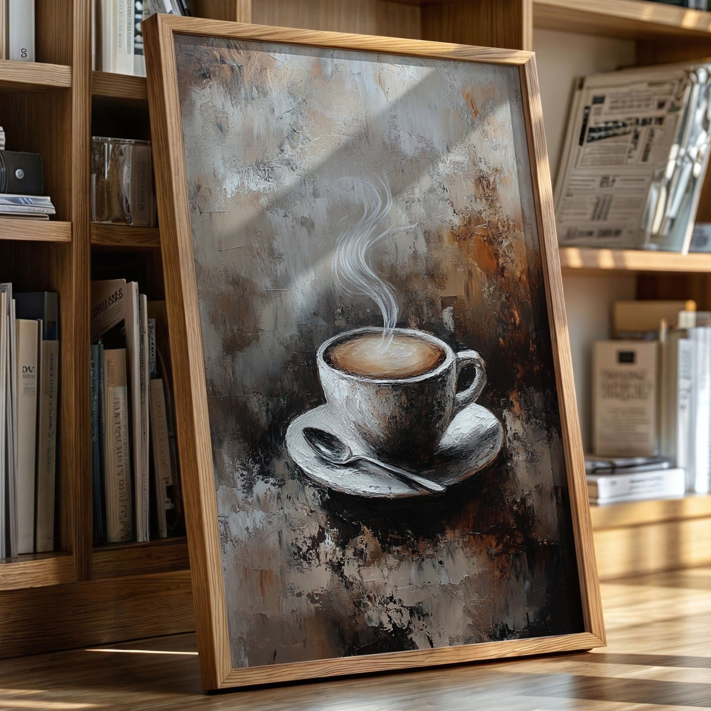 Braises dans une tasse tranquille