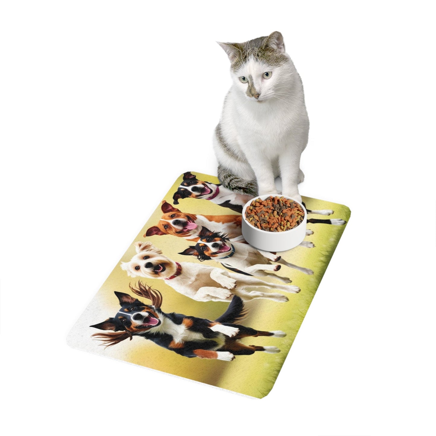 Tapis antidérapant pour animaux de compagnie – Tapis d'alimentation étanche pour chiens