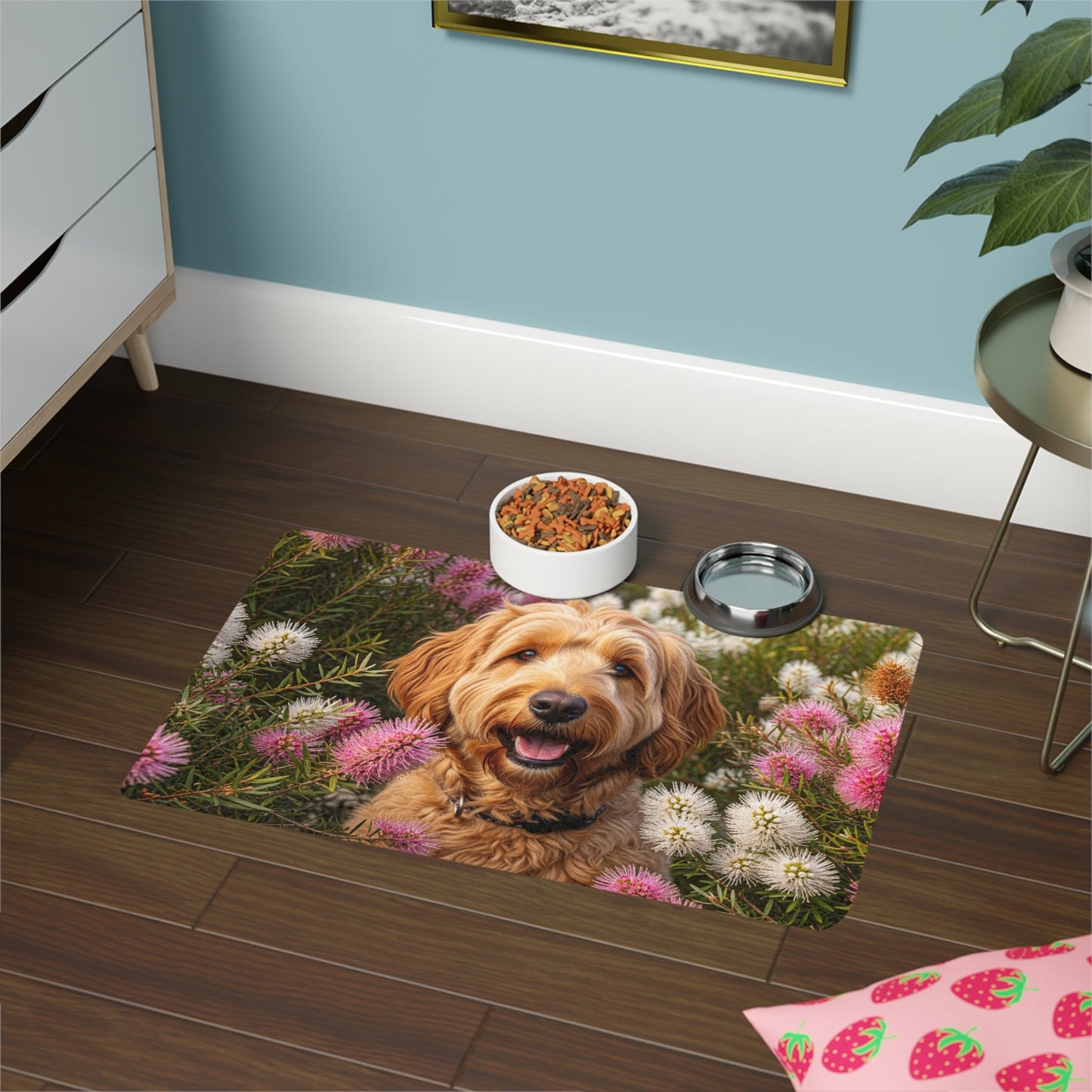 Non-Slip Pet Food Mat – Waterproof Feeding Mat for Dogs