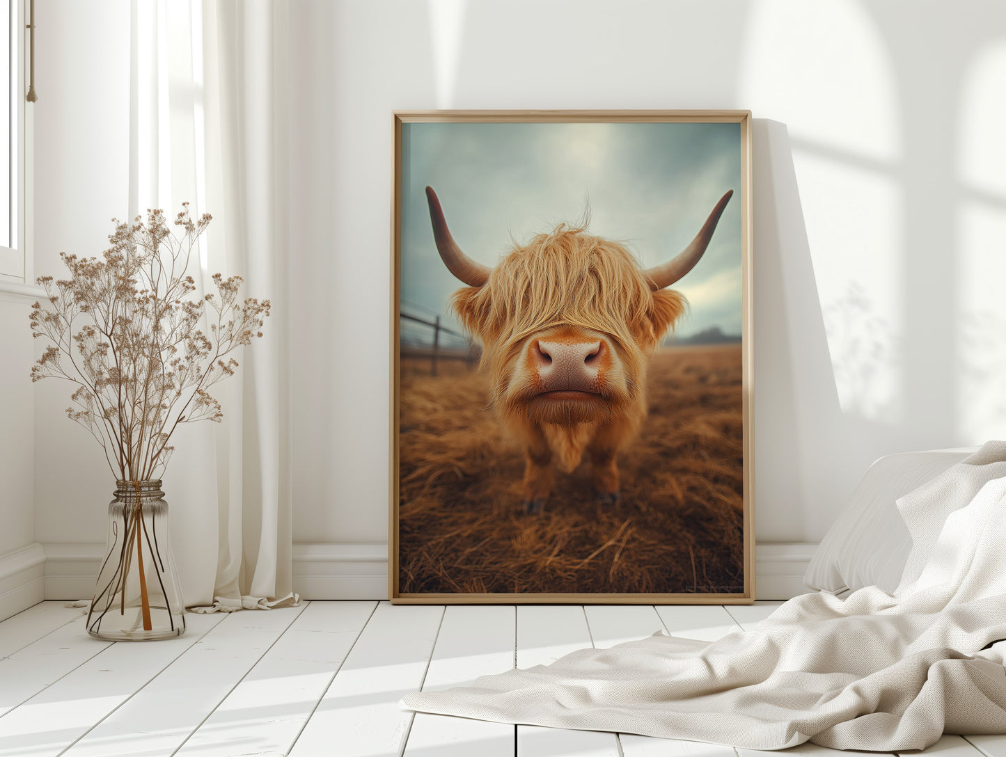 Golden Fluff and Attitude Highland Cattle