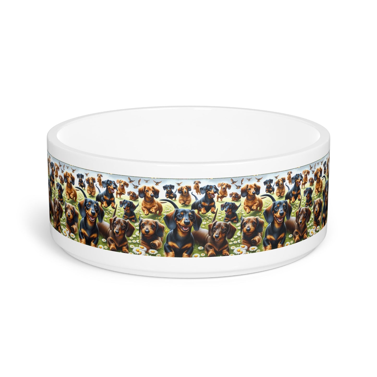 Ceramic Pet Bowl – 16 oz Dog Feeding Bowl