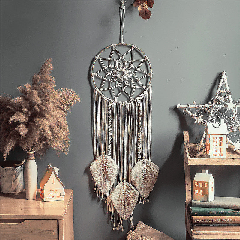 Hand-Woven Cotton Tapestry, Wall Hanging Decor