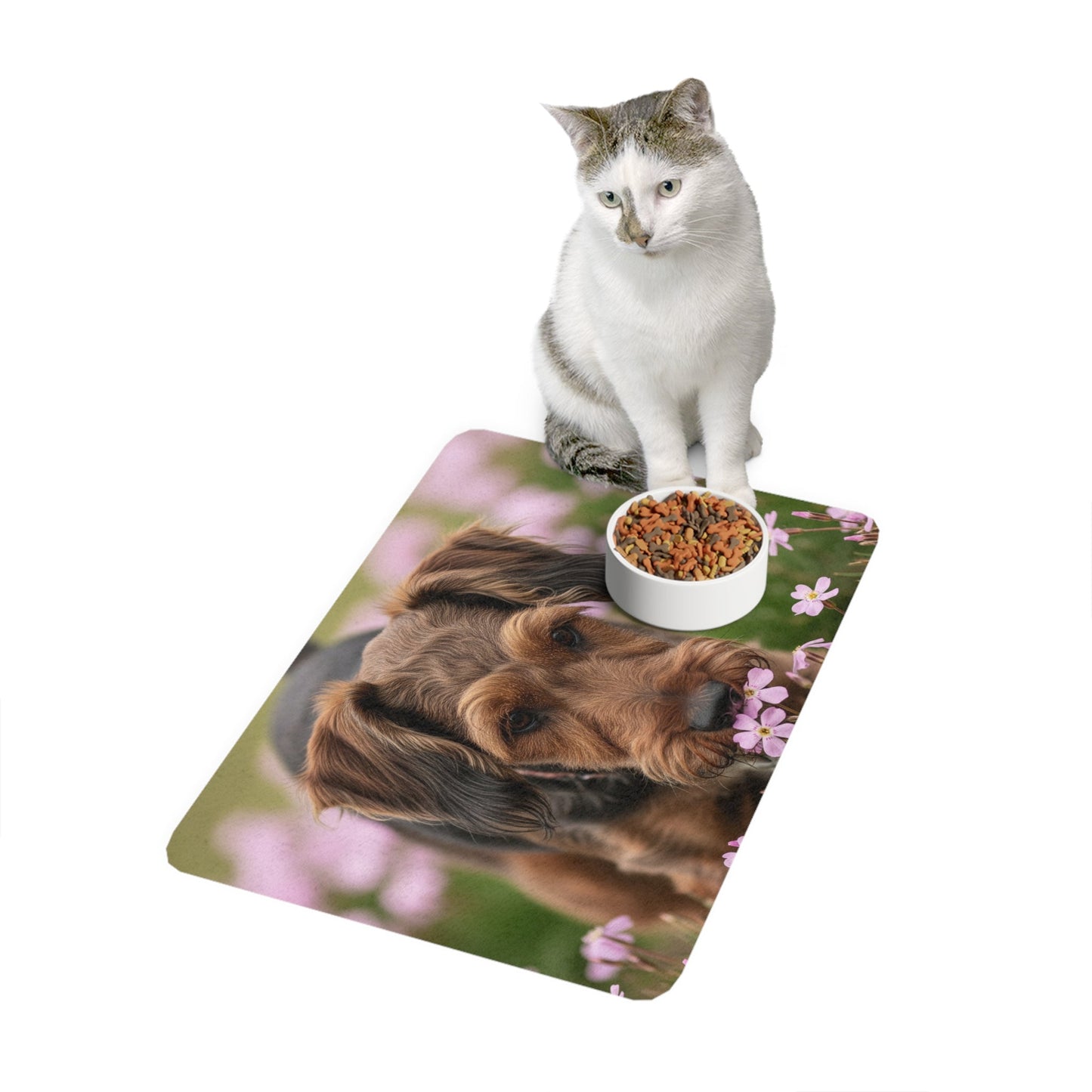 Non-Slip Pet Food Mat – Waterproof Feeding Mat for Dogs