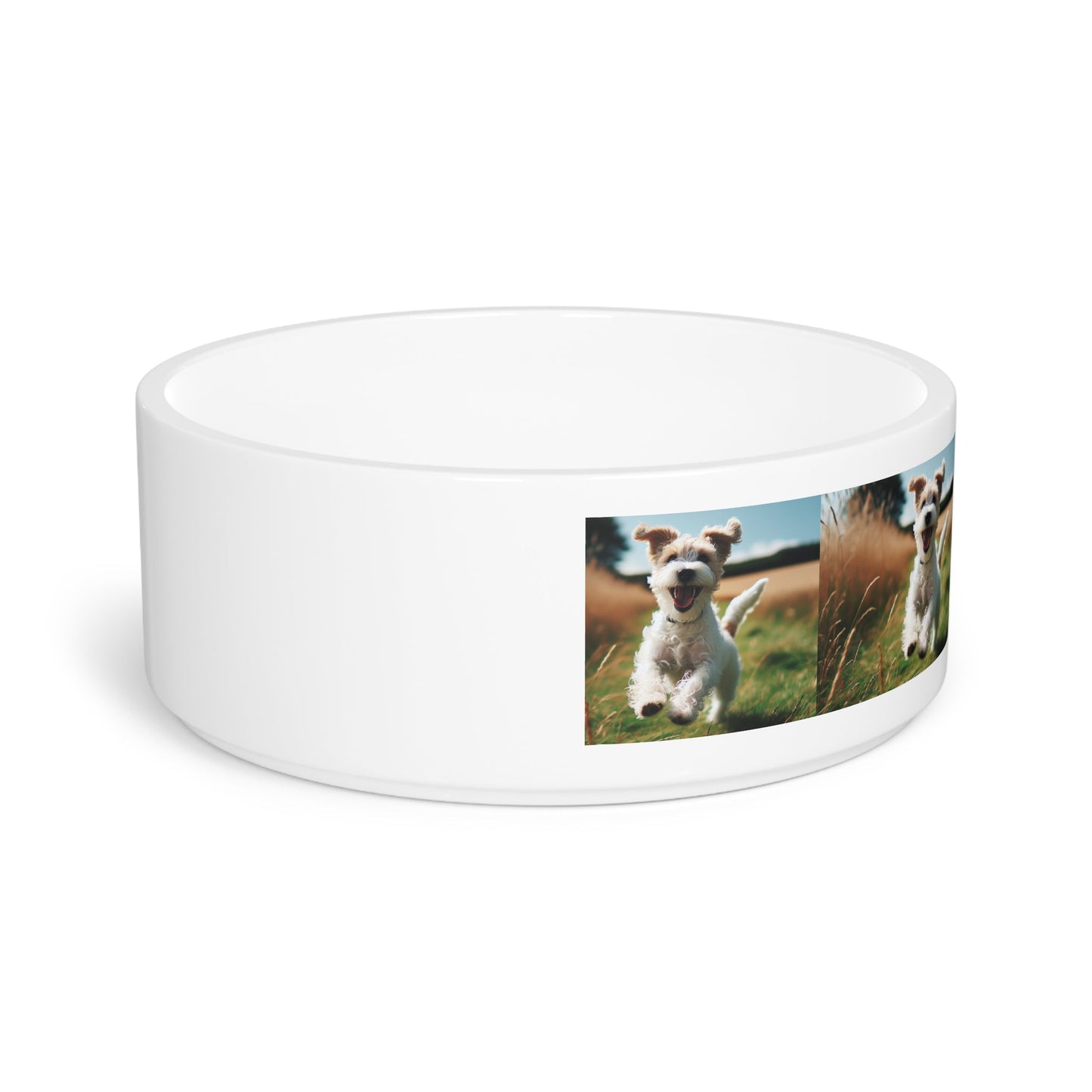 Ceramic Pet Bowl – 16 oz Dog Feeding Bowl