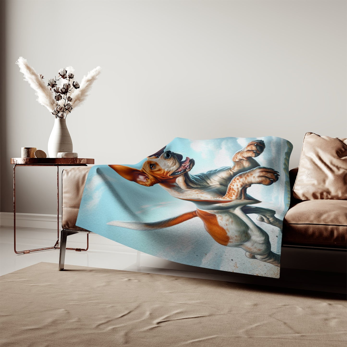 Sweatshirt Blanket – Plush Fleece Throw, 2 Size Options