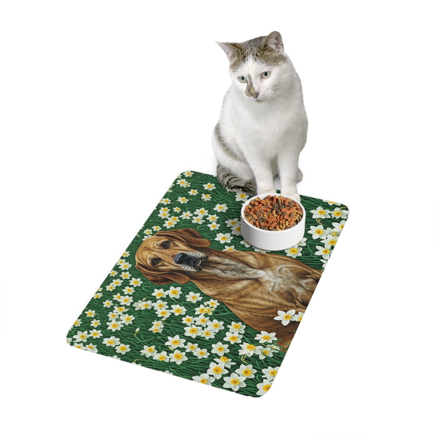Non-Slip Pet Food Mat – Waterproof Feeding Mat for Dogs