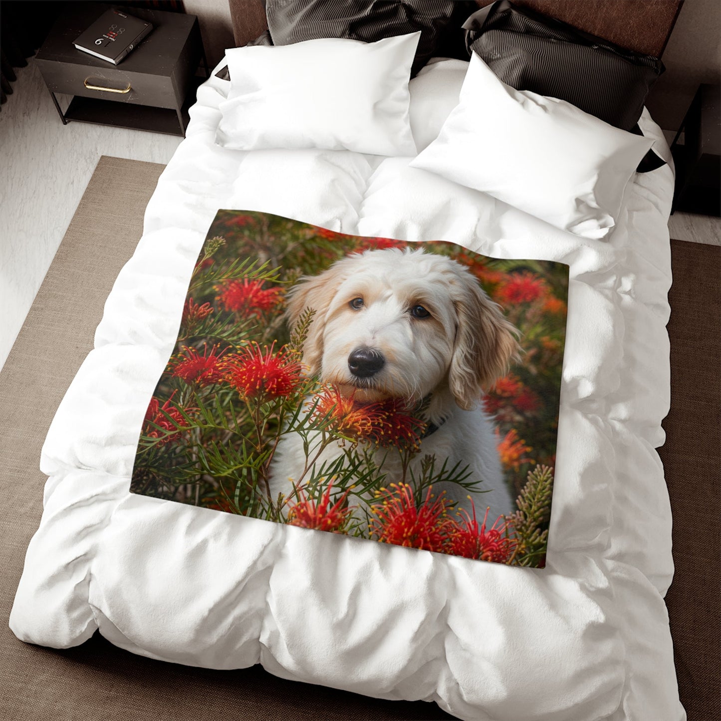 Sweatshirt Blanket – Plush Fleece Throw, 2 Size Options