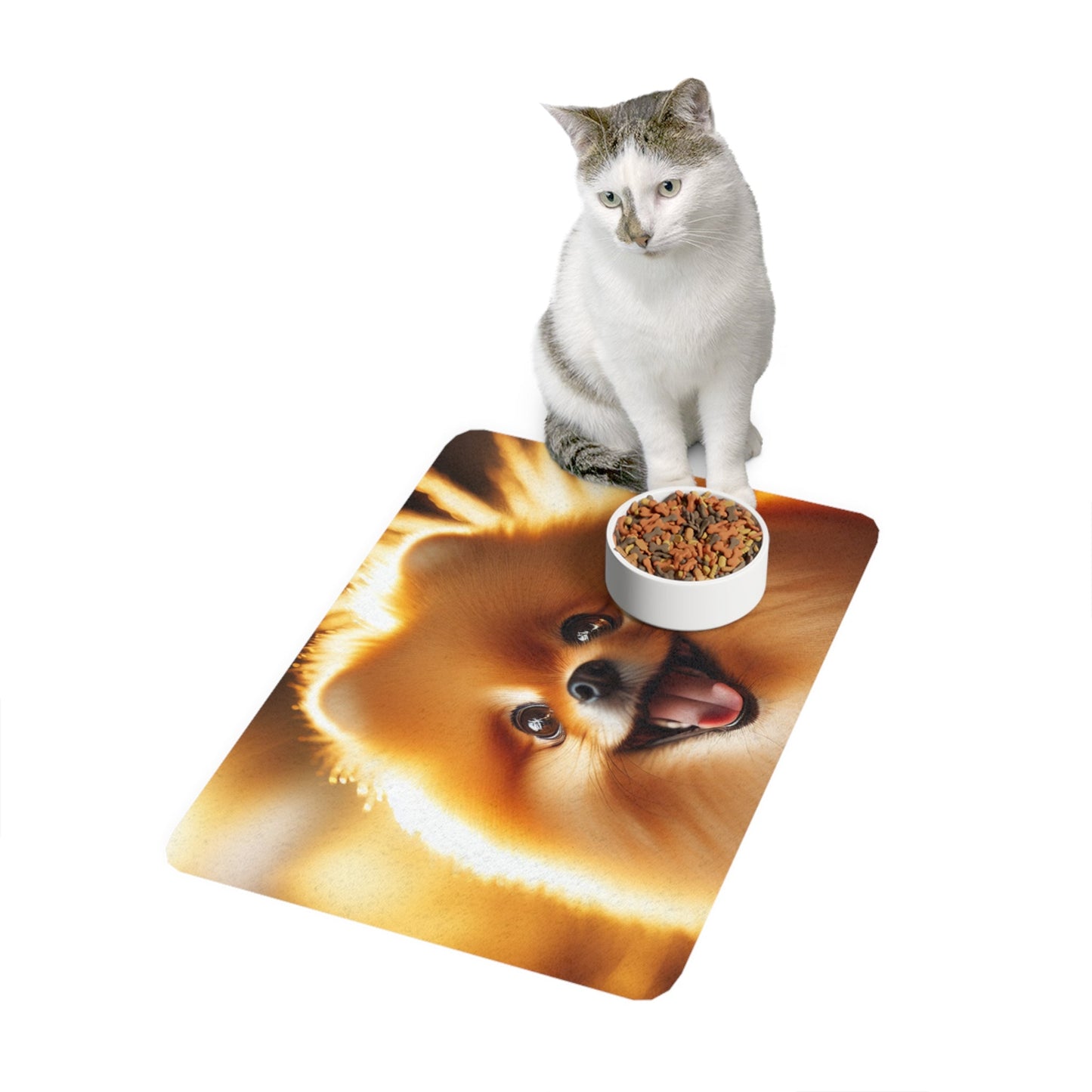 Tapis antidérapant pour animaux de compagnie – Tapis d'alimentation étanche pour chiens