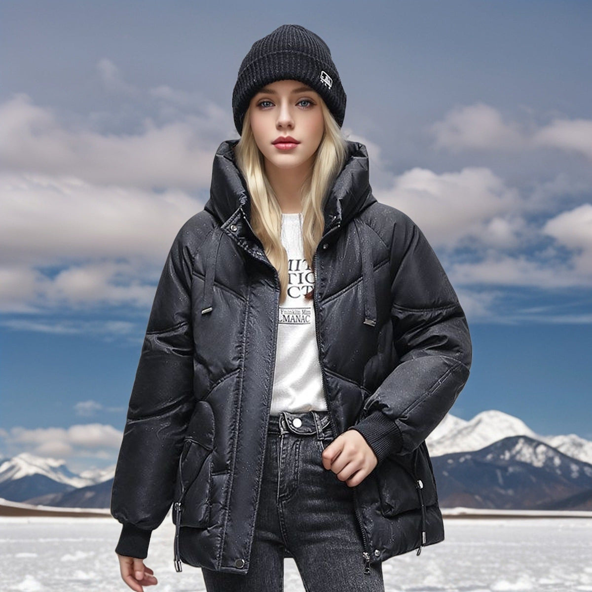 Winter Down Cotton Jacket Korean Loose Thick