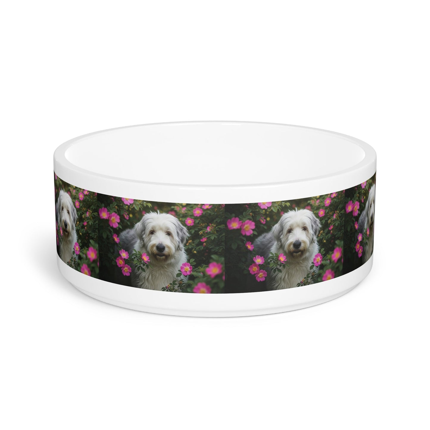 Ceramic Pet Bowl – 16 oz Dog Feeding Bowl