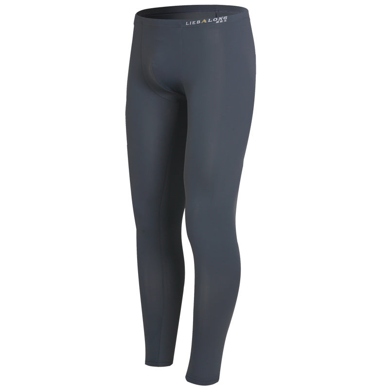 Fashionable Glossy Men's Thermal Pants Long Johns