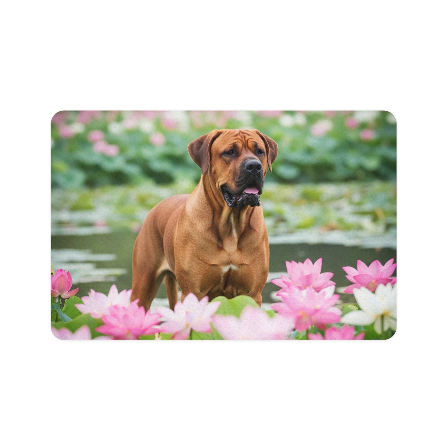 Tapis antidérapant pour animaux de compagnie – Tapis d'alimentation étanche pour chiens