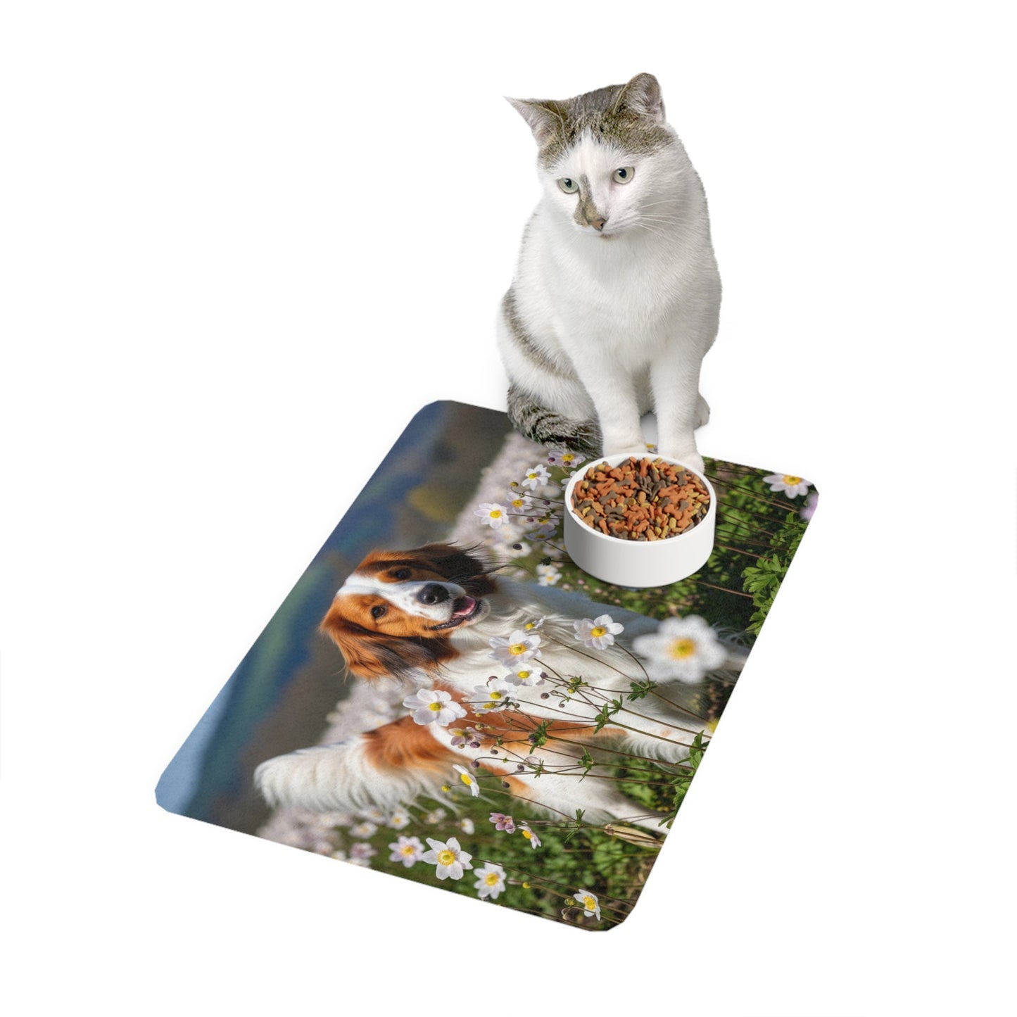 Non-Slip Pet Food Mat – Waterproof Feeding Mat for Dogs