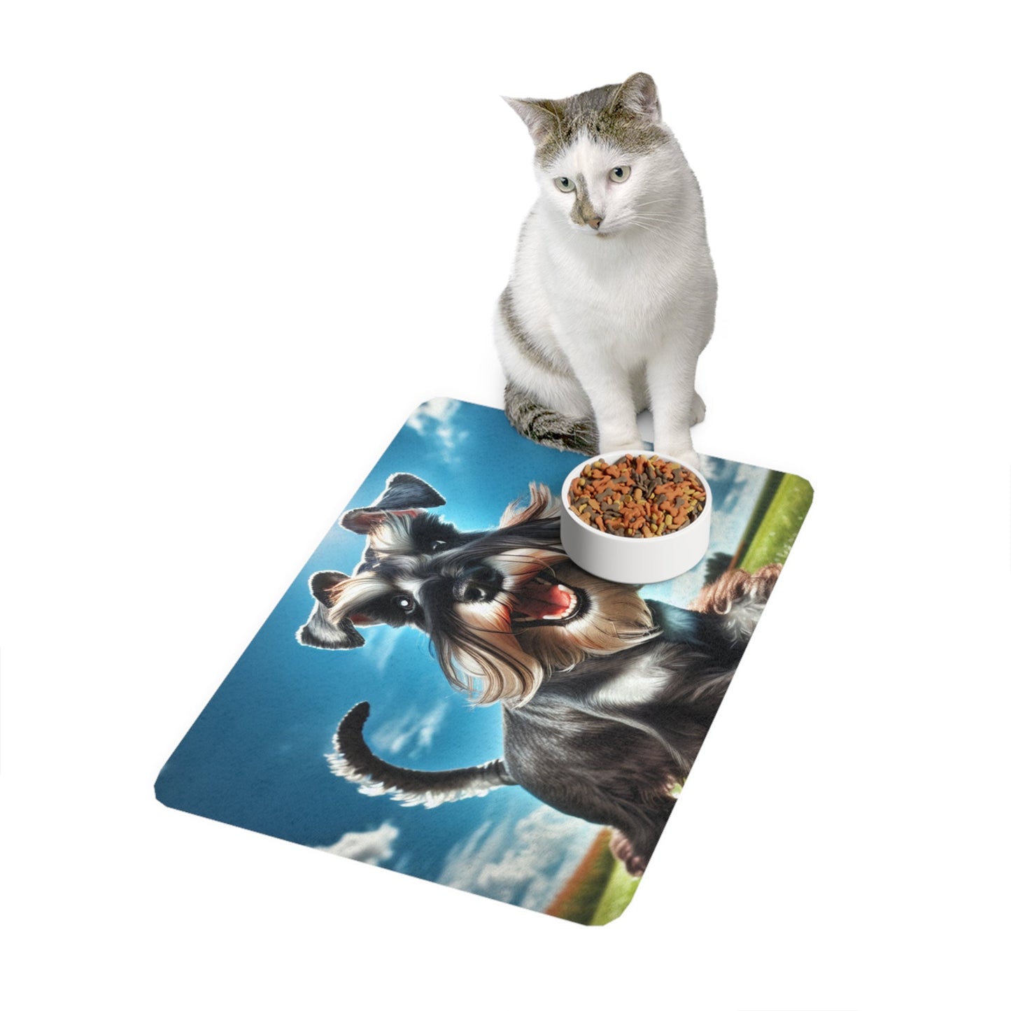 Tapis antidérapant pour animaux de compagnie – Tapis d'alimentation étanche pour chiens