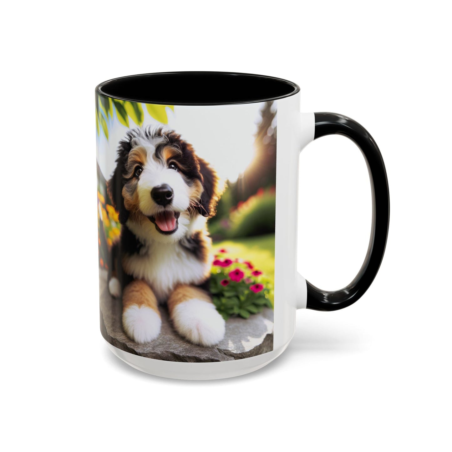 Keramiktasse mit Hunderassen-Motiv – 11 oz & 15 oz