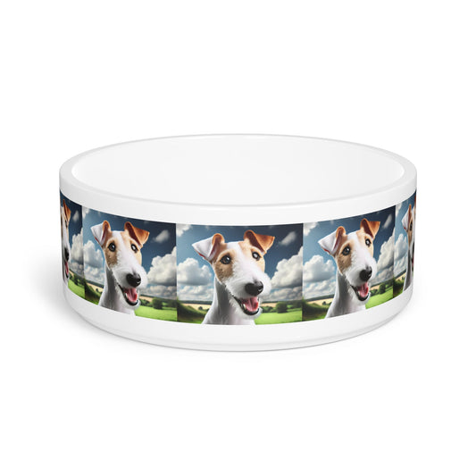 Ceramic Pet Bowl – 16 oz Dog Feeding Bowl