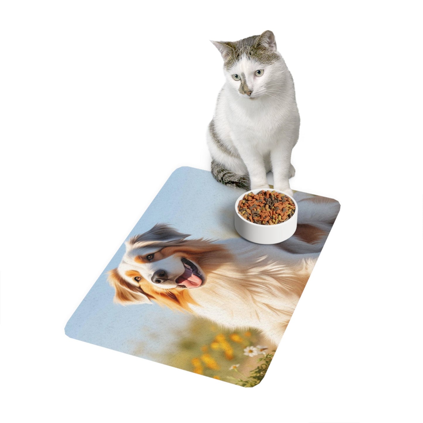 Non-Slip Pet Food Mat – Waterproof Feeding Mat for Dogs