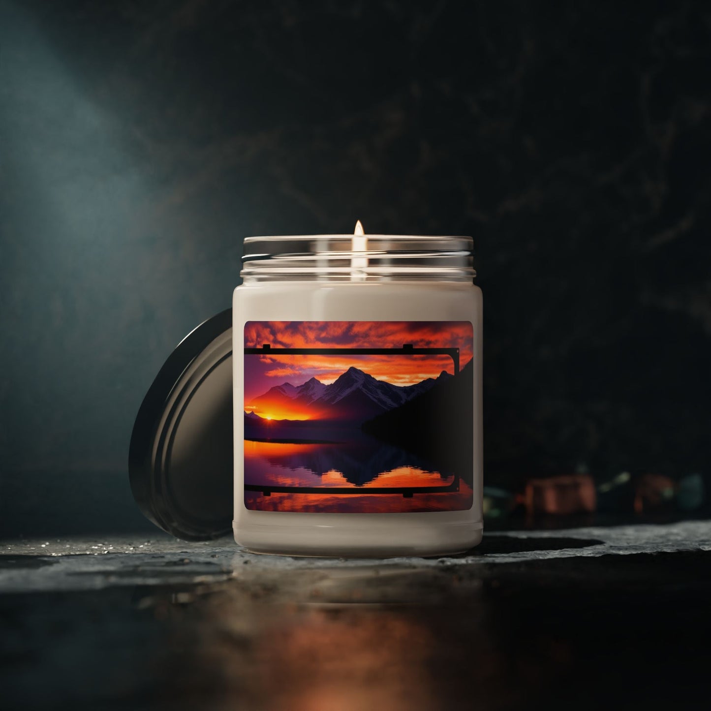Bougie parfumée en cire de soja – Pot en verre