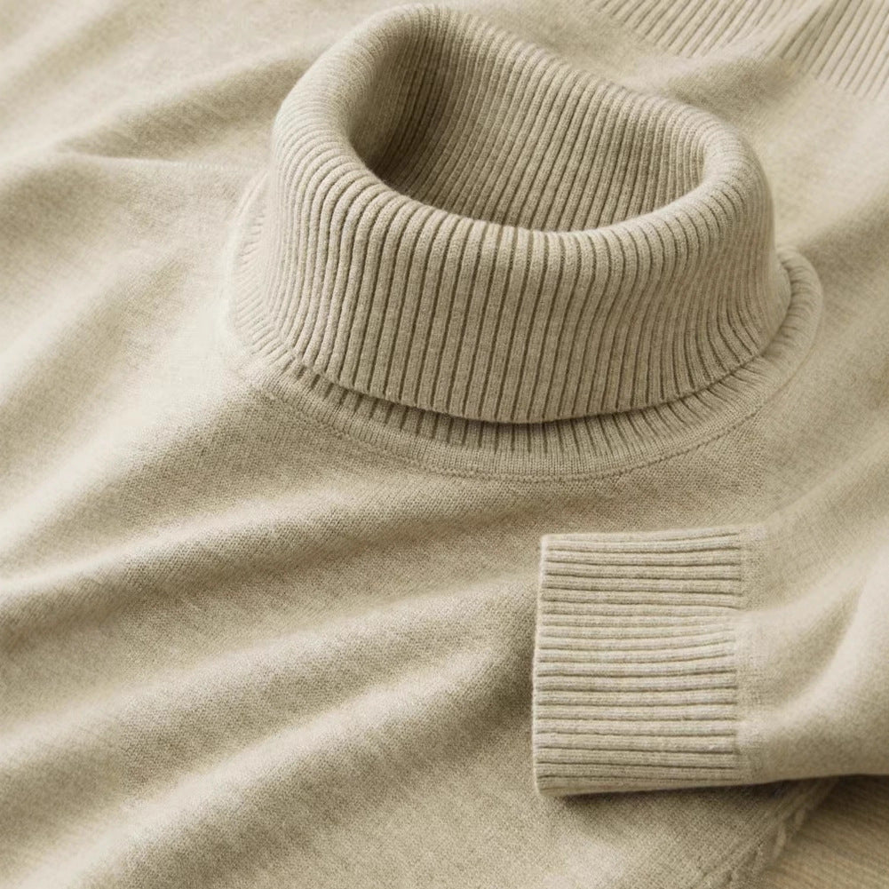 Skin-friendly Casual Warm Turtleneck Sweater For Men