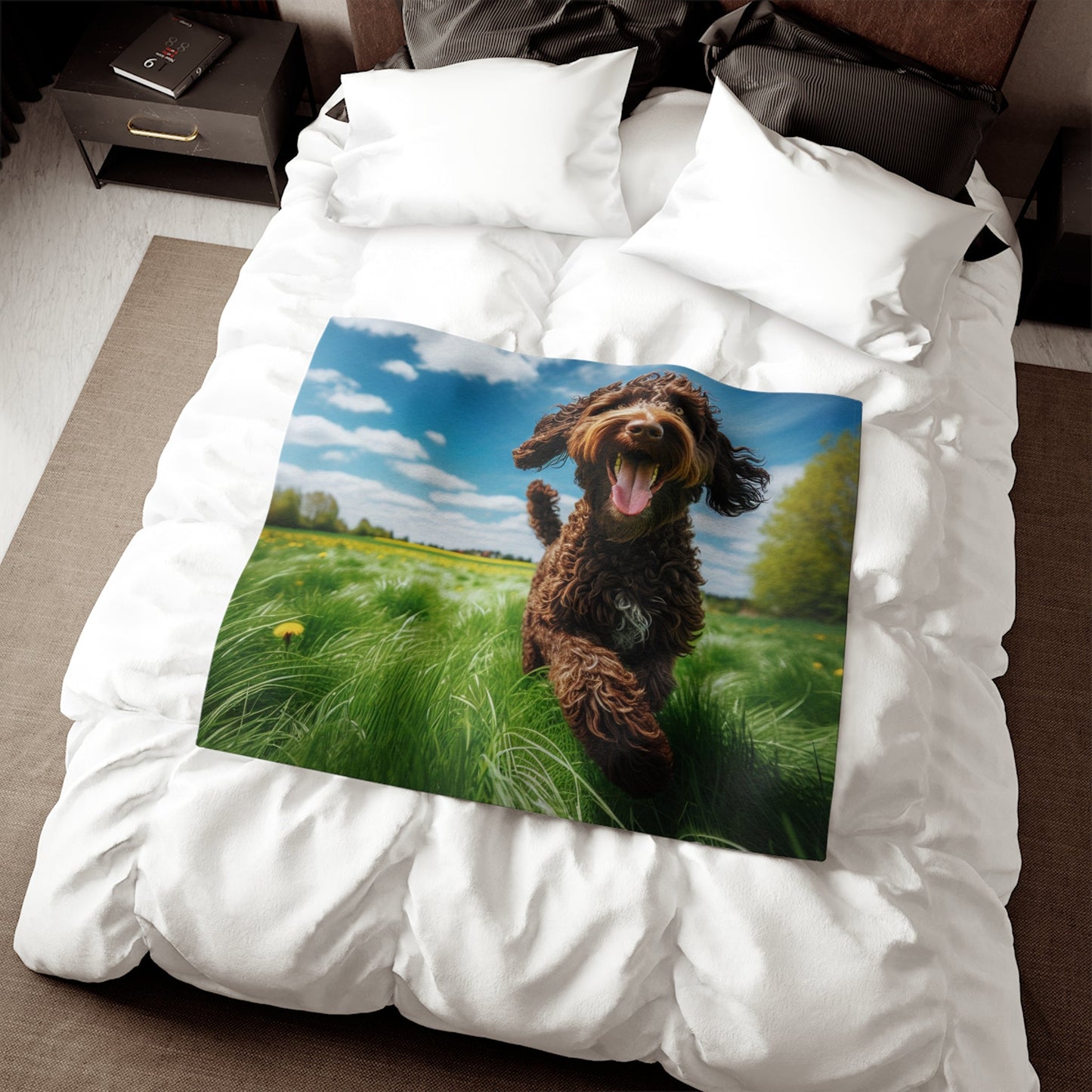 Sweatshirt Blanket – Plush Fleece Throw, 2 Size Options