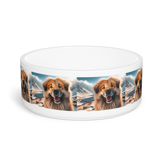 Ceramic Pet Bowl – 16 oz Dog Feeding Bowl