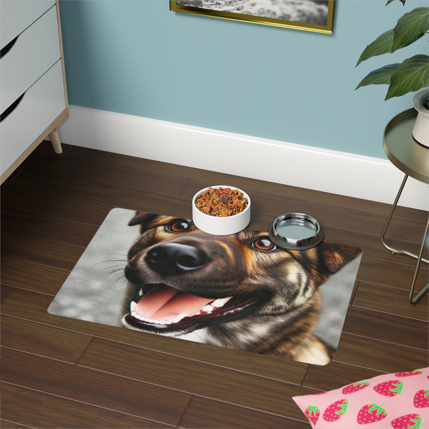 Tapis antidérapant pour animaux de compagnie – Tapis d'alimentation étanche pour chiens