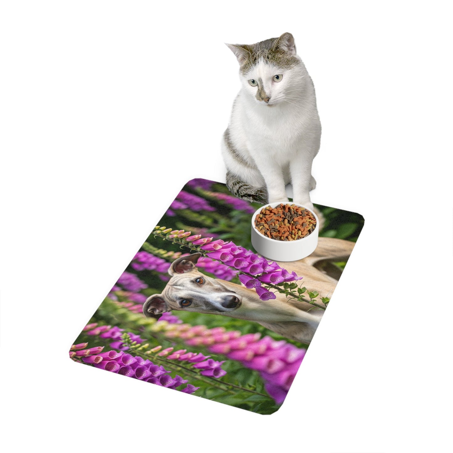 Tapis antidérapant pour animaux de compagnie – Tapis d'alimentation étanche pour chiens