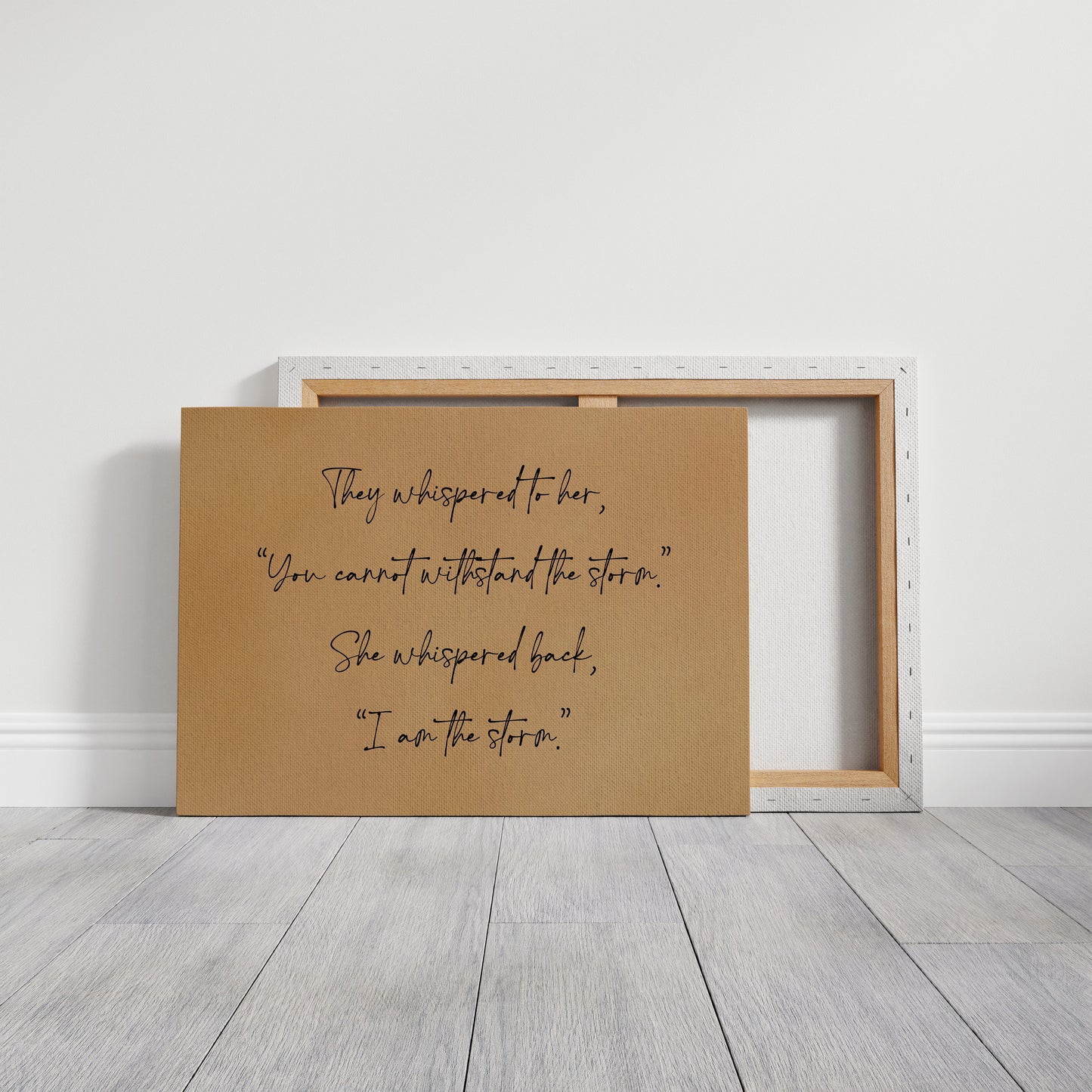 I Am the Storm Quote Art