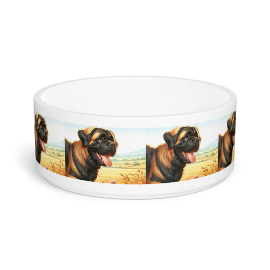 Ceramic Pet Bowl – 16 oz Dog Feeding Bowl
