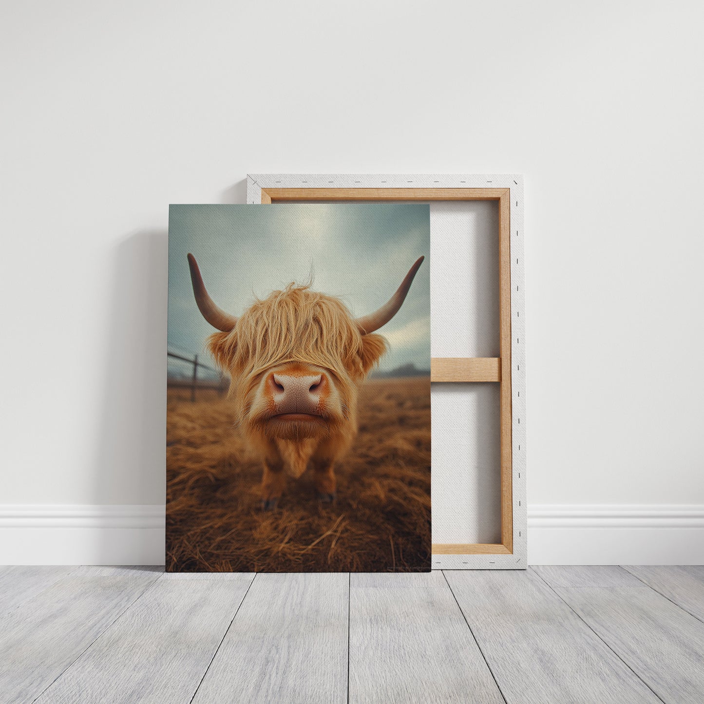 Golden Fluff and Attitude Highland Cattle