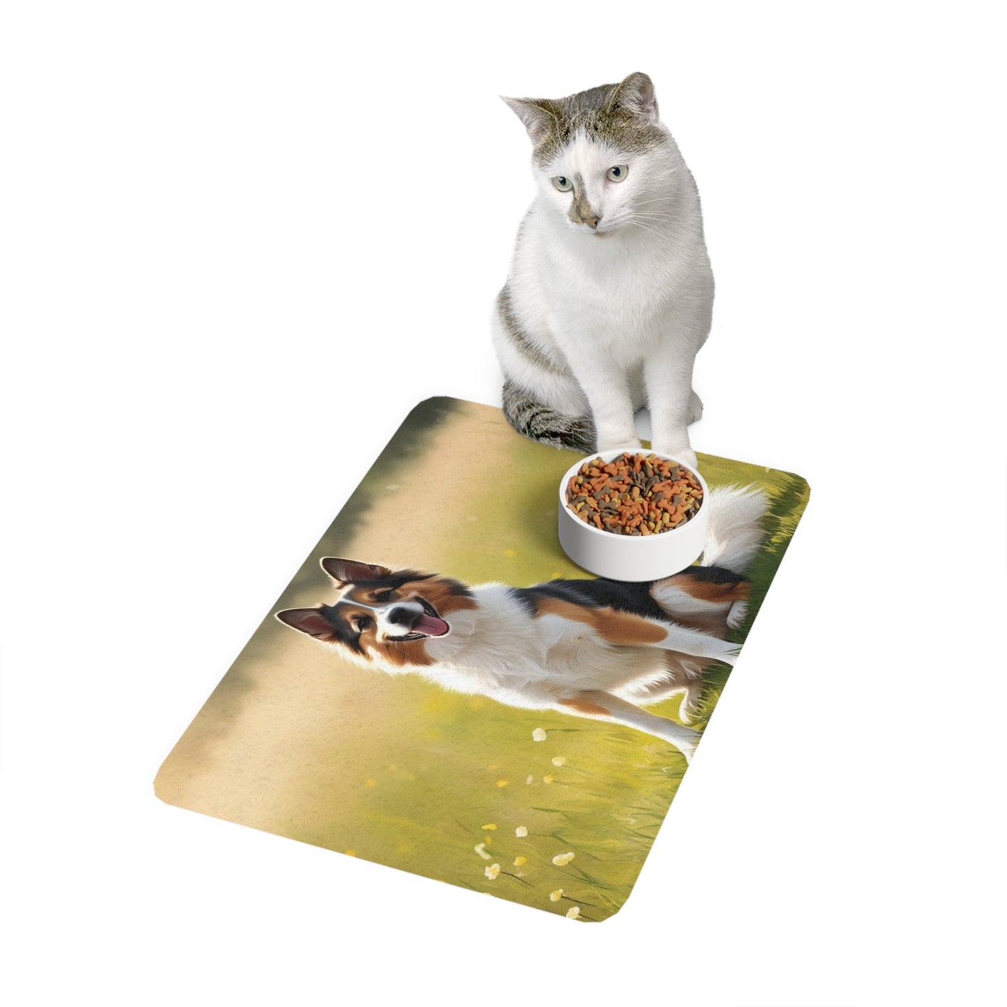 Non-Slip Pet Food Mat – Waterproof Feeding Mat for Dogs