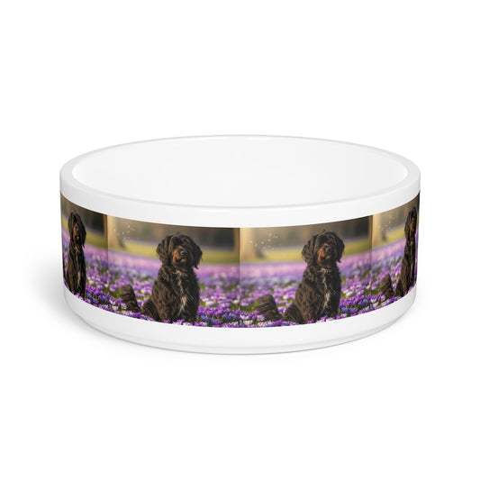 Ceramic Pet Bowl – 16 oz Dog Feeding Bowl