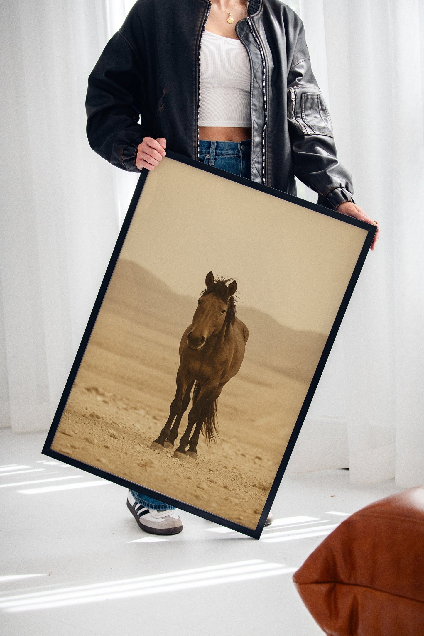 Lone Desert Mustang