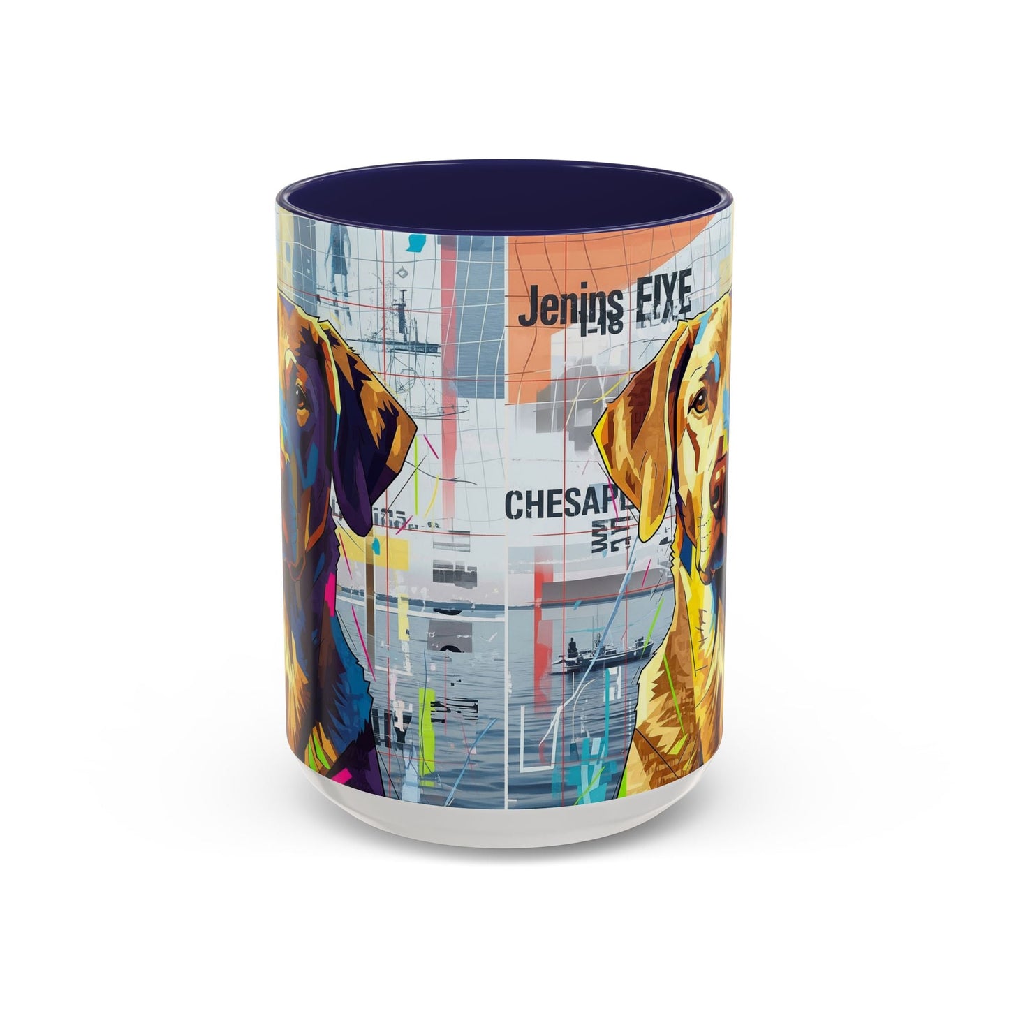 Keramiktasse mit Hunderassen-Motiv – 11 oz & 15 oz