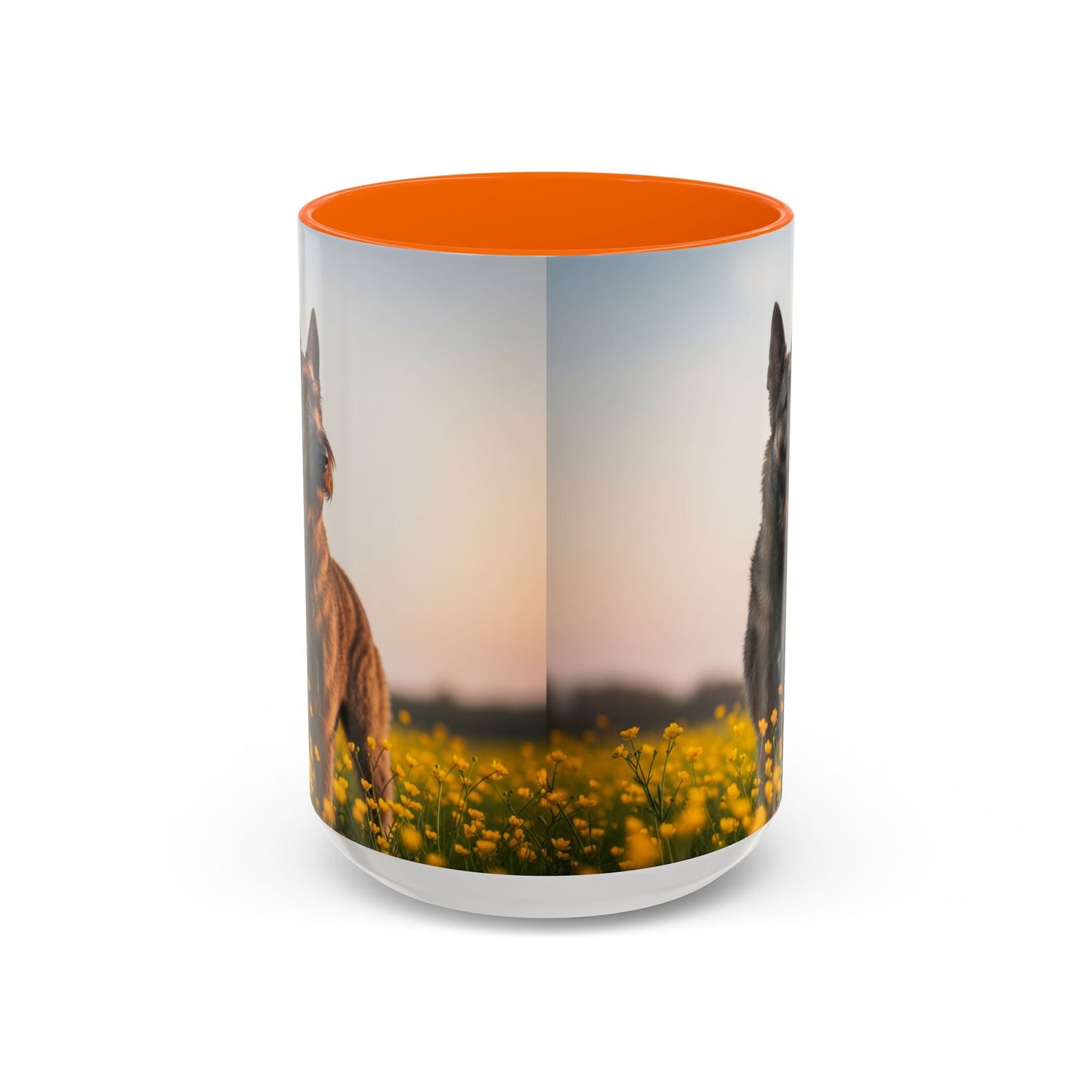 Keramiktasse mit Hunderassen-Motiv – 11 oz & 15 oz