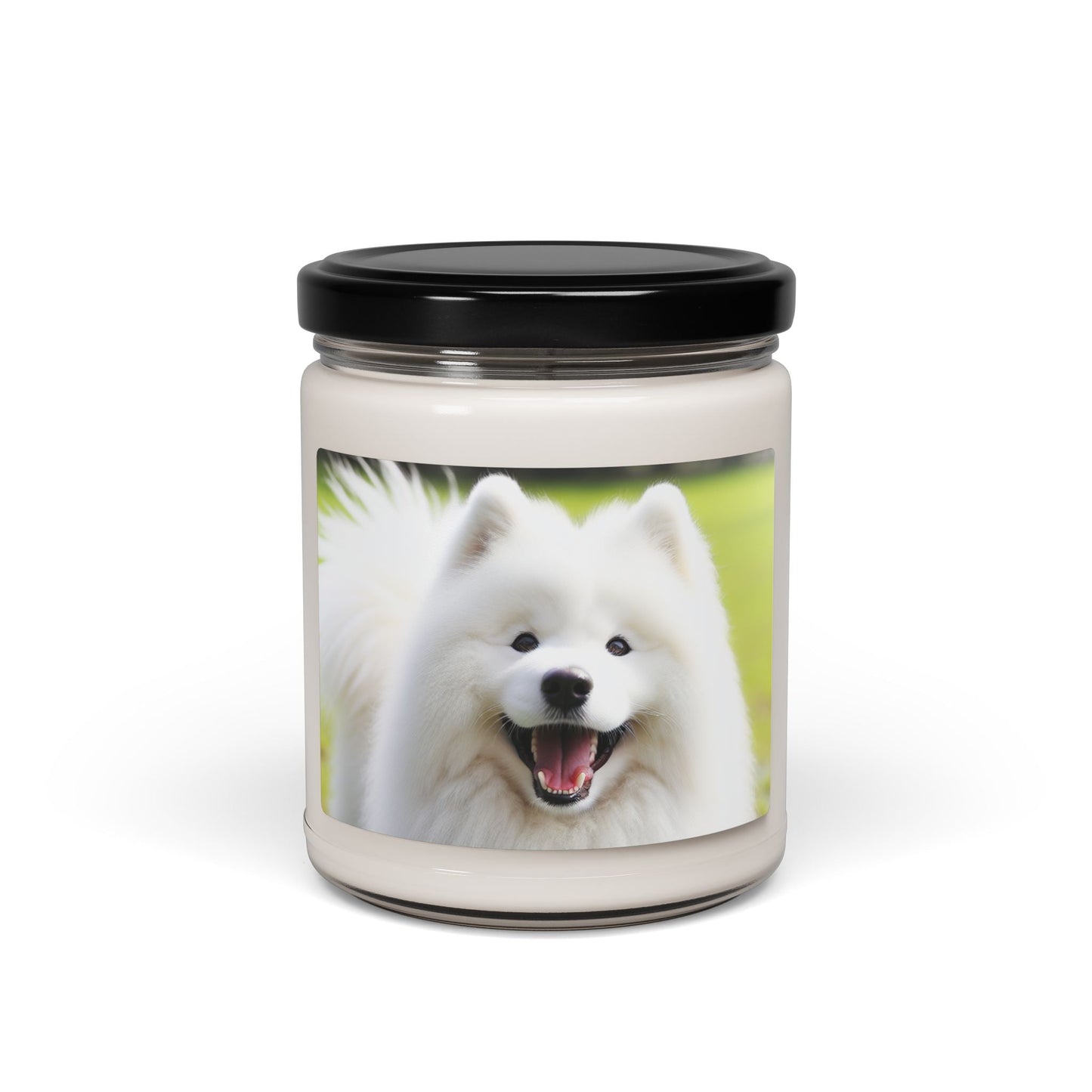 Bougie parfumée en cire de soja avec pot en verre
